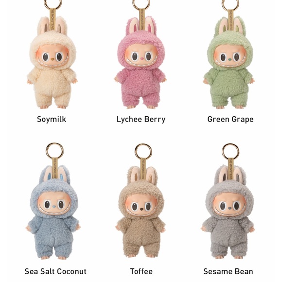 Authentic Pop Mart Exciting Macaron Labubu Plush Pendant | Lychee Berry - Picture 3 of 10